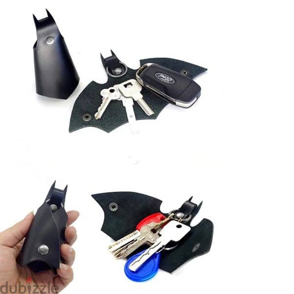 Batman Leather Case Keychain 4