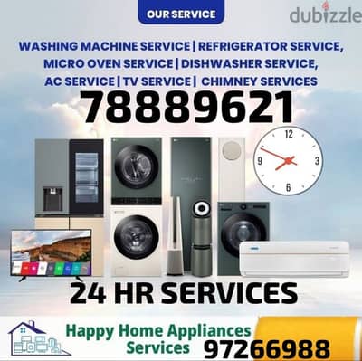 Automatic washing machine and Refrigerator Repairing Service