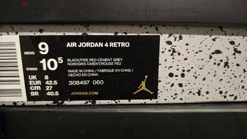 Air Jordan 4 Retro OG Bred 4