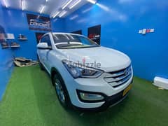 Hyundai Santa Fe 2015, White Color