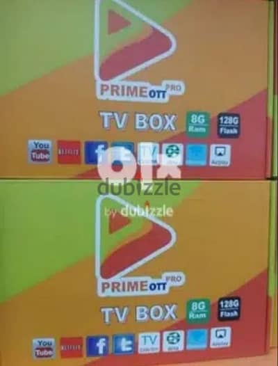 Yellow model Android Box All Country Channel Working Year Subscription