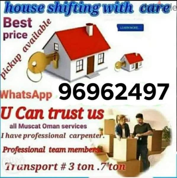 Muscat Mover carpenter house  shiffting  TV curtains furniture fixing 0