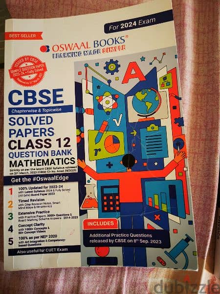 CBSE Class 12 PCM Oswal Guide and 10 years solved papers 2