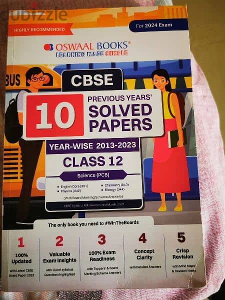 CBSE Class 12 PCM Oswal Guide and 10 years solved papers 3