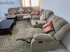 Sofa Set (recliner) for sale, Expat Leaving Oman
