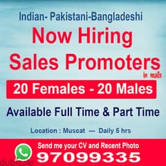 Sales promoter in mall - Male and Female 0