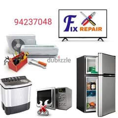 contact us for repairing AC, refrigerator and washing machine