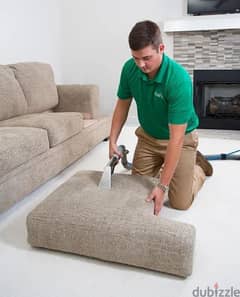 professional sofa shempooing and deep cleaning service