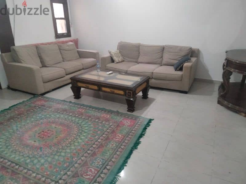 شقه غرفه ومجلس كبار مفروش بالخوير large 1bhk apartment 3