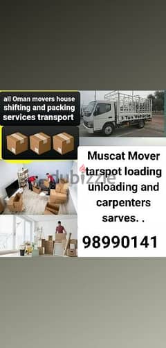 w Muscat Mover tarspot loading unloading and carpenters sarves. .