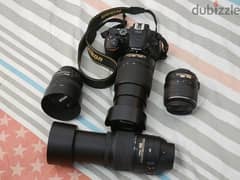 Nikon D5600 + lenses