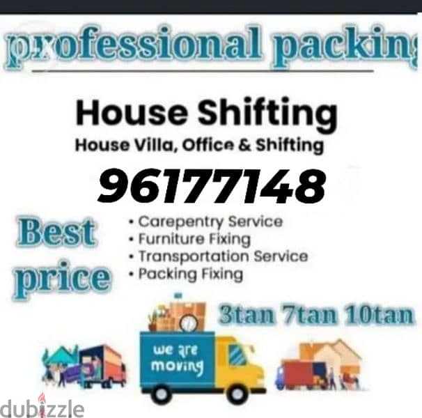 House shiffting office shiffting furniture fixing transport 0