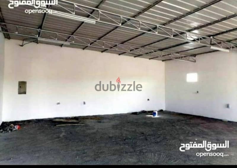 مخزن /ورشة للإيجار 90 متر ولاية المصنعه store/workshop rent in musana 1