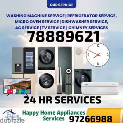 AC washing7 machine7 refrigerator microwave oven dishwasher