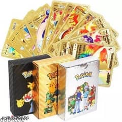 Gold, Silver, Normal and Black Foil Pokemon cards