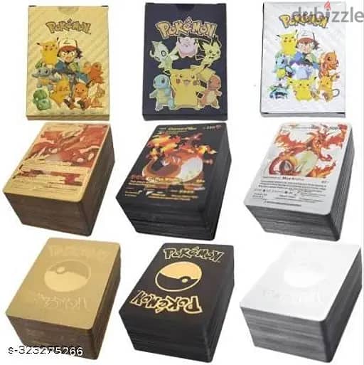 Gold, Silver, Normal and Black Foil Pokemon cards 4