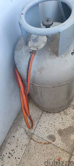 Gass cylinder new, regulator with hose