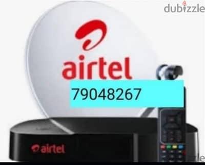 dish fixing receivers fixing and LED fixing Airtel Nile set Arab set