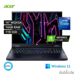 Acer Predator Helios 16 /RTX 4080/ i9-13900HX/ 1TB SSD Gaming laptop 0
