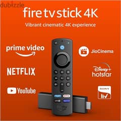 Amazon Fire TV Stick 4K streaming device (includes Remote)