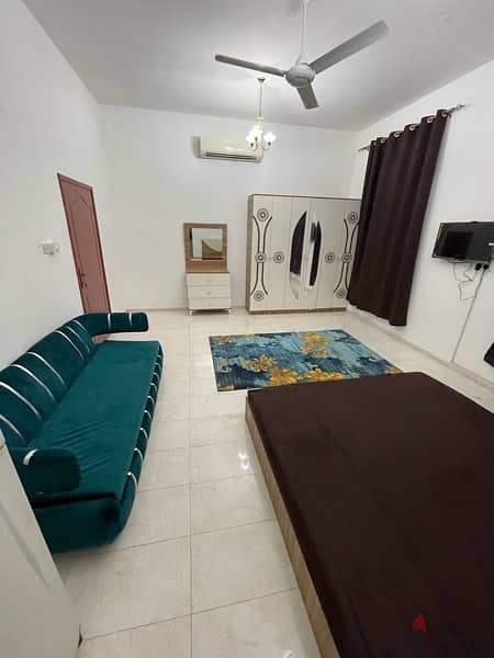 Studio Fully Furnished Including all bills and internet ( North Azaibh 8