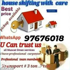 House shiffting office shiffting furniture fixing transport