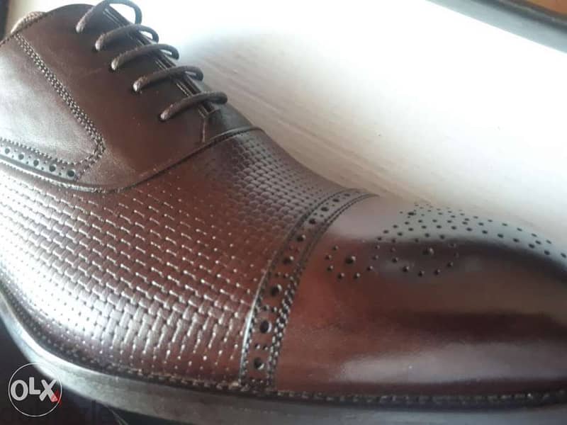 Solid, genuine leather shoe Turkey 0