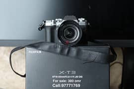 كاميرا  Fujifilm xt3  + fujinon 18-55 mm