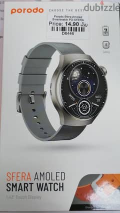 Porodo Sfera Amoled Smartwatch PD-SFERA (!Brand-New!)