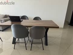 Pan Home - Dining table with 6 chairs 0