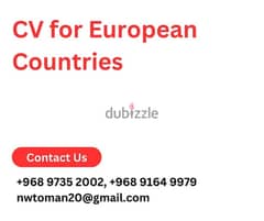 CV for European Countries 0