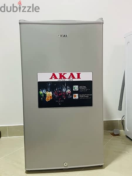 Akai refrigerator - just like new- used for 1 month 1