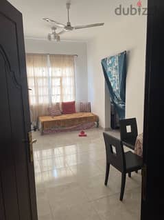 Bachelor room is available for single lady or small family