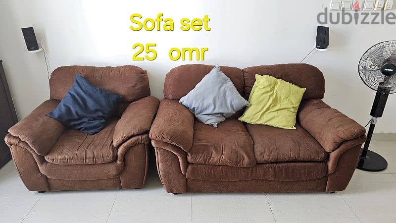 Sofa,Christmas tree, Water dispenser,Ikea rug and cloth stand for sale 3