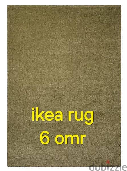 Sofa,Christmas tree, Water dispenser,Ikea rug and cloth stand for sale 4