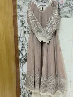 long pakistani gown first fashion 0