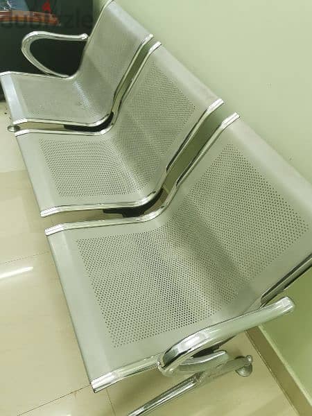Metal Airport Chair 3 seater 1