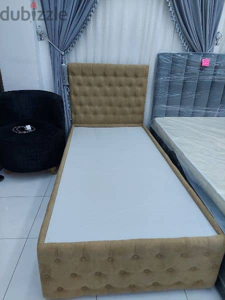 single bed with matters without delivery 45 rial 1