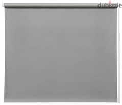 Block-out roller blind, grey, 100x195 cm  (6 units)