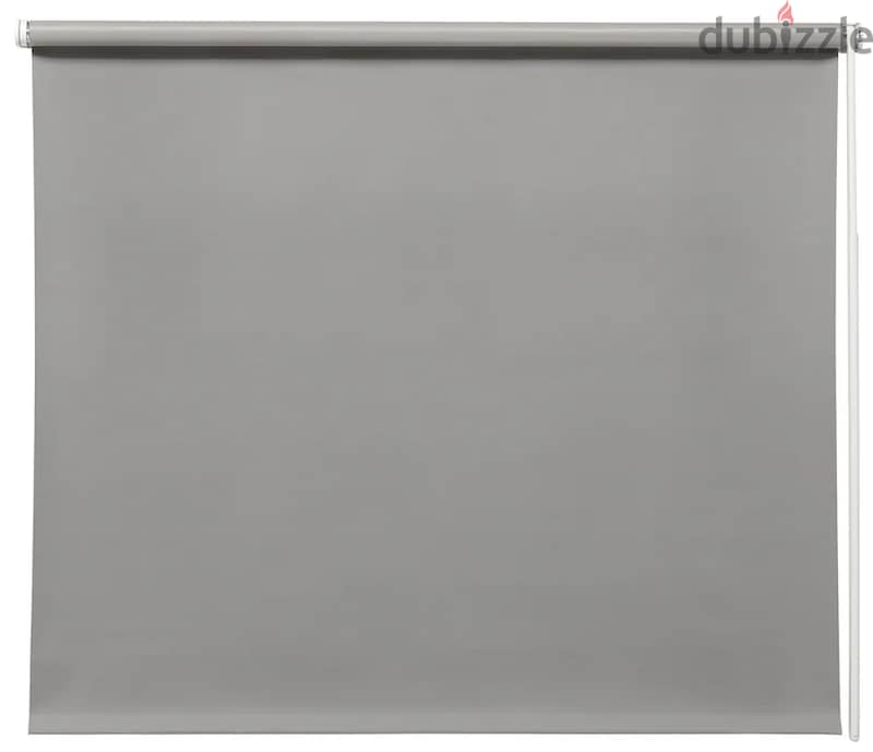 Block-out roller blind, grey, 100x195 cm  (6 units) 0