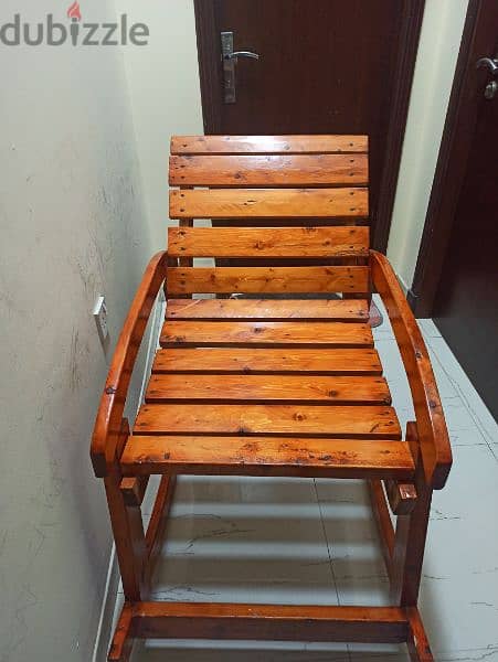wooden rocking chair 1