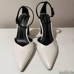 New Bershka Heels In Black & White Never Used