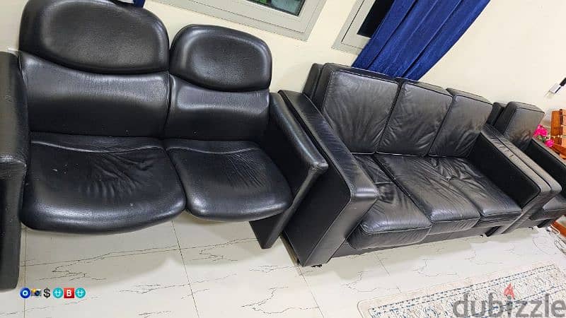 pure leather sofa set 2