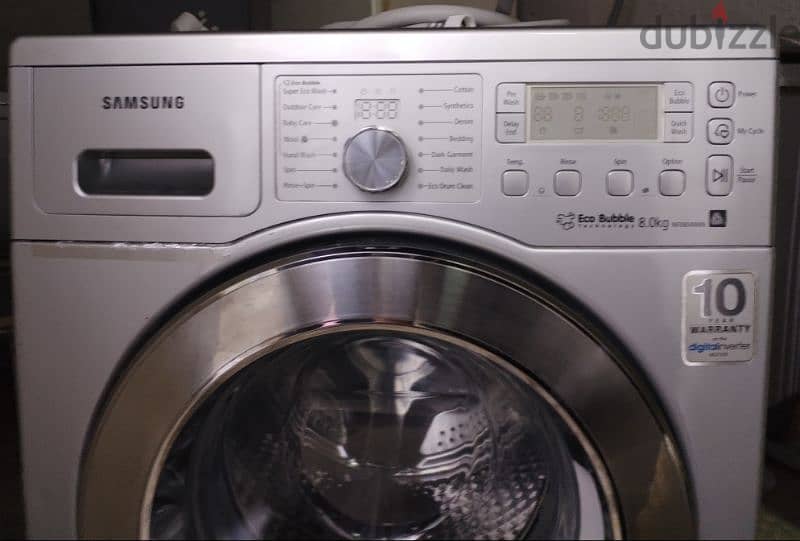 Samsung washing machine 8 kg 2
