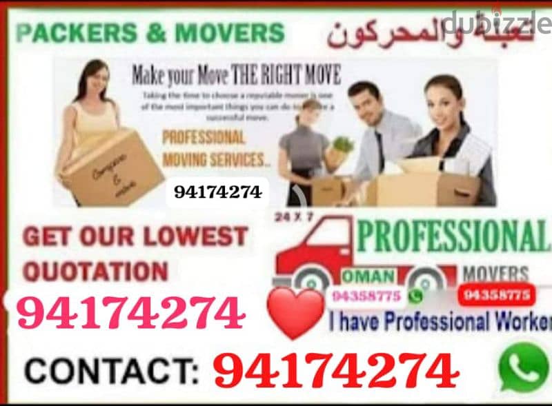 mover packer and transport service all Oman 1