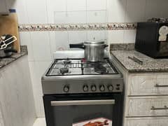 Simfer 4 Gas Burners Cooker 6058FS, 2 Years old. Good Condition
