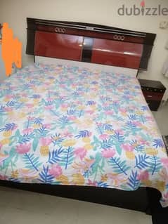 Double bed with side tables and dressing for sale 0