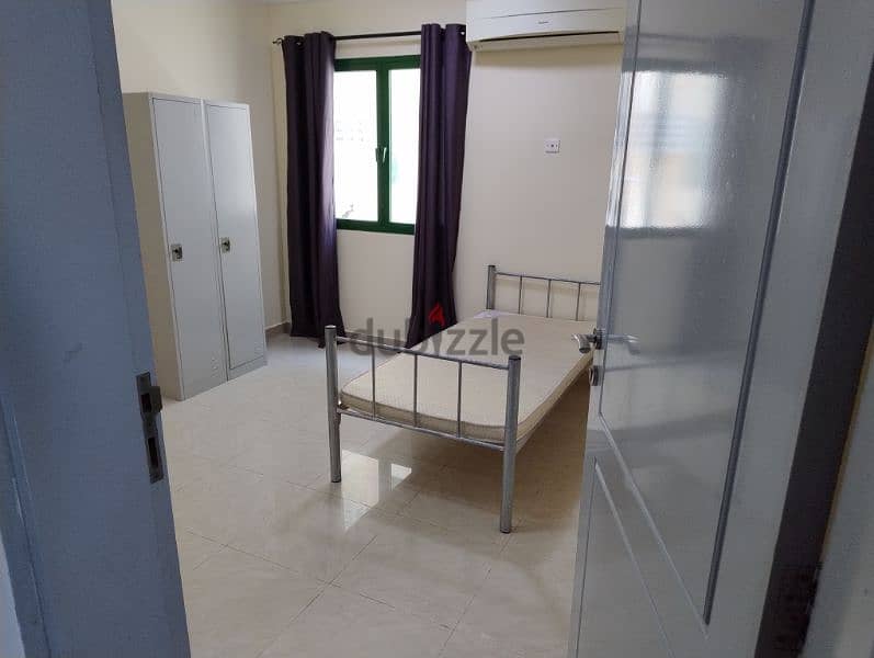 furnished rooms available only for single male bachelors in ghubrah 8