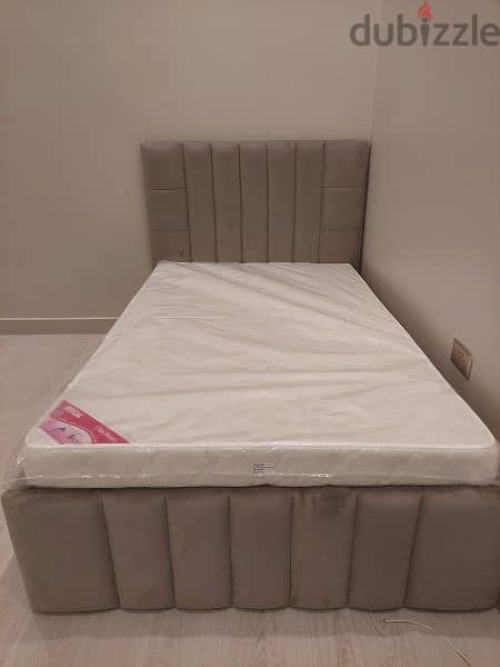 Special offer new bed with matters without delivery 80 rial 3