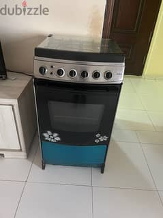 second hand 60 *60 cooking range with oven